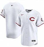 Men's Cincinnati Reds Blank White 2025 Home Limited Stitched Jersey Dzhi,baseball caps,new era cap wholesale,wholesale hats